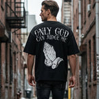 👕50% OFF !! 🔥Men's Praying Hands Graphic Tee