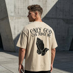 👕50% OFF !! 🔥Men's Praying Hands Graphic Tee