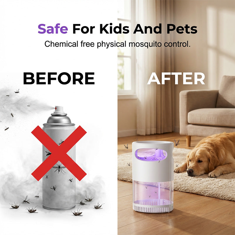 🥳2026 HOT SALE🥳💞50K+ SOLD!🦟🔇 50% OFF! UV Mosquito Killer Lamp – USB powered. chemical‑free. ultra‑quiet. 50K+ sold for peaceful sleep. 🌙✨
