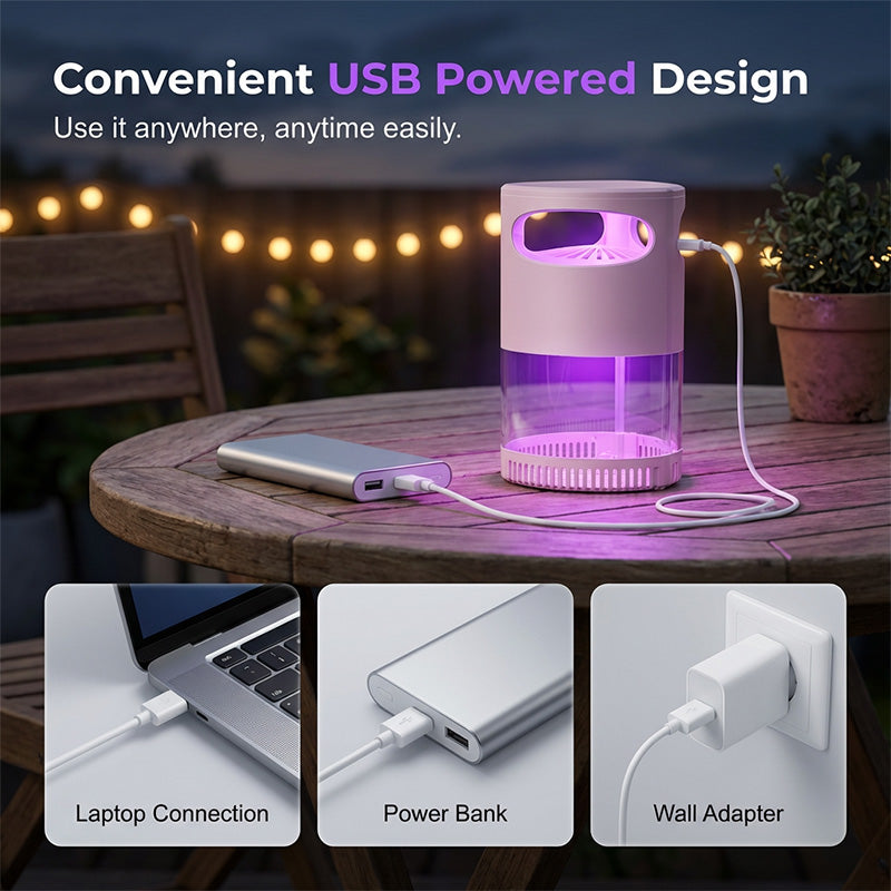 🥳2026 HOT SALE🥳💞50K+ SOLD!🦟🔇 50% OFF! UV Mosquito Killer Lamp – USB powered. chemical‑free. ultra‑quiet. 50K+ sold for peaceful sleep. 🌙✨