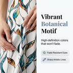 👗 50% OFF NOW! 🔥 Women's Side-Tie Top & Patterned Pants Set – Flowy & Adjustable – Perfect for summer vacations or resort wear – breezy tropical vibes 👖