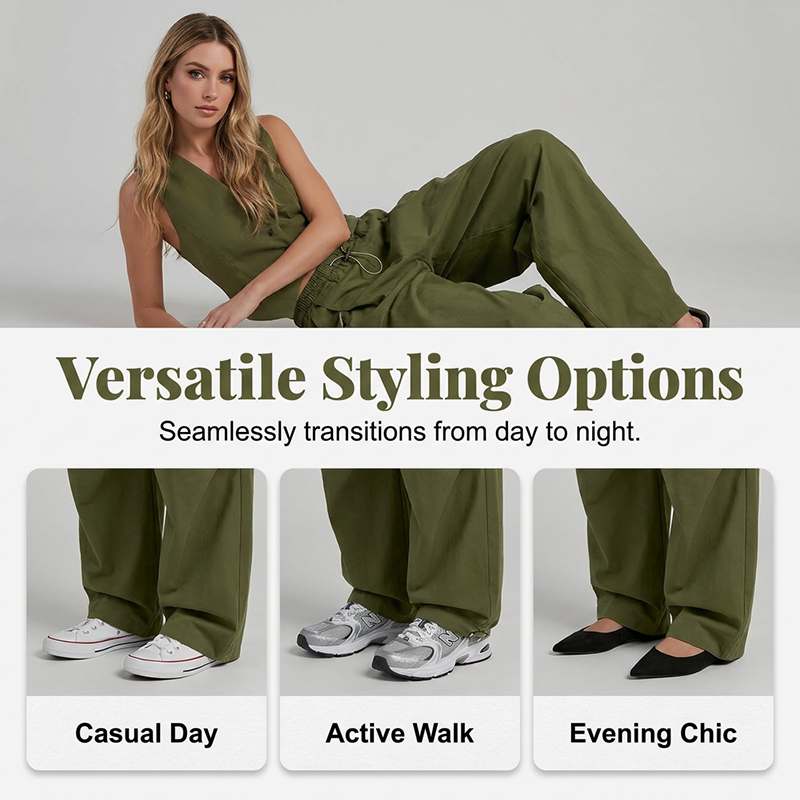 👖 50% OFF NOW! 🏆 Voluminous Pleated Lantern Trousers – Flowy. elegant & wide-leg – perfect for a chic summer look or formal occasion ✨