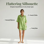 Women's Summer Relaxed Fit Top and Shorts Set