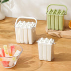 Silicone Ice Stick Tray Set – Easy Release Slim Ice Cubes with Storage Bin
