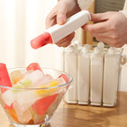 Silicone Ice Stick Tray Set – Easy Release Slim Ice Cubes with Storage Bin