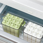 Silicone Ice Stick Tray Set – Easy Release Slim Ice Cubes with Storage Bin