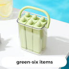 Silicone Ice Stick Tray Set – Easy Release Slim Ice Cubes with Storage Bin