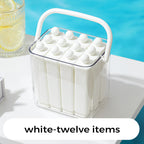 Silicone Ice Stick Tray Set – Easy Release Slim Ice Cubes with Storage Bin