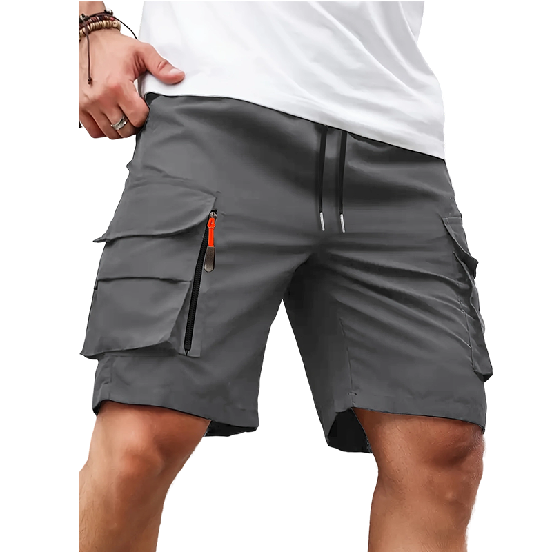 Men's Quick-Dry Cargo Shorts with Pockets