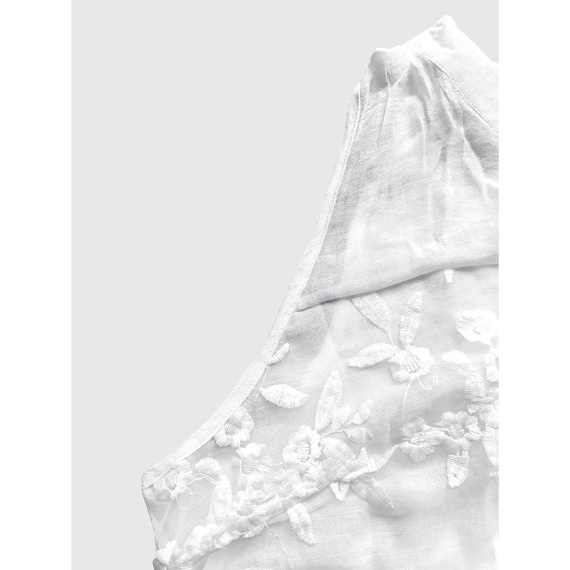 📢📢40% OFF⏰Women's Chic Floral Lace Sleeveless Shirt