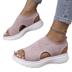 ⏳LAST DAY SALE ONLY ￡11.99!!🔥🔥Women's Breathable Knit Platform Sandals