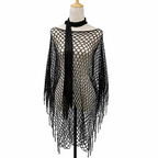 🏆 Last Day Special Price £9.99! 💐Summer Metallic Crochet Cover-Up – Lightweight. Flowy & Effortlessly Stylish summer outfit