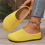 🎁2026 New Arrivals 50% OFF💥Women's Breathable Knit Slip-On Mules – Lightweight & cushioned – Easy on/off. perfect for casual days or quick errands – airy and comfy 🌸
