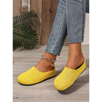 🎁2026 New Arrivals 50% OFF💥Women's Breathable Knit Slip-On Mules – Lightweight & cushioned – Easy on/off. perfect for casual days or quick errands – airy and comfy 🌸