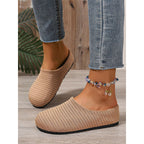 🎁2026 New Arrivals 50% OFF💥Women's Breathable Knit Slip-On Mules – Lightweight & cushioned – Easy on/off. perfect for casual days or quick errands – airy and comfy 🌸