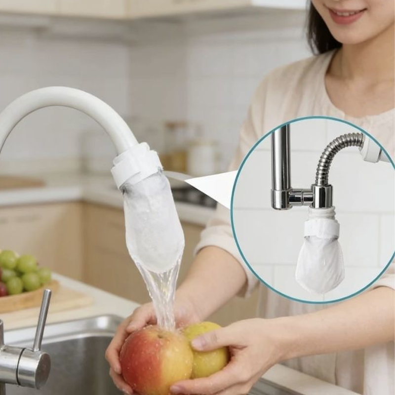 🚰 50% OFF NOW! 🧼 Anti-Splash Kitchen Faucet Filter for Sediment & Rust Removal – 360° swivel & easy install – Reduces chlorine smell. fits most faucets – cleaner water & less mess 💧