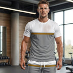 👕Men's Summer Color-Block Sportswear Set☀️