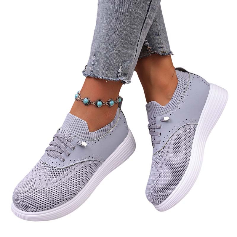 Women's Breathable Mesh Slip-On Walking Shoes