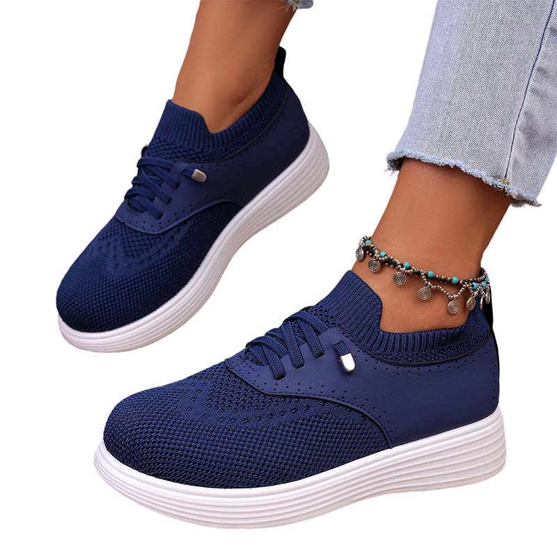 Women's Breathable Mesh Slip-On Walking Shoes