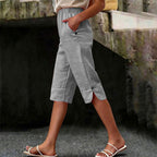 Women's Breathable Summer Casual Capri Pants