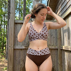 👙 50% OFF! 🥳 High-Waist Retro Bikini Set
