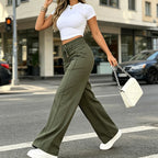 📐 Waist-Defining Straight-Leg Trousers — The Perfect Balance of Comfort and Style