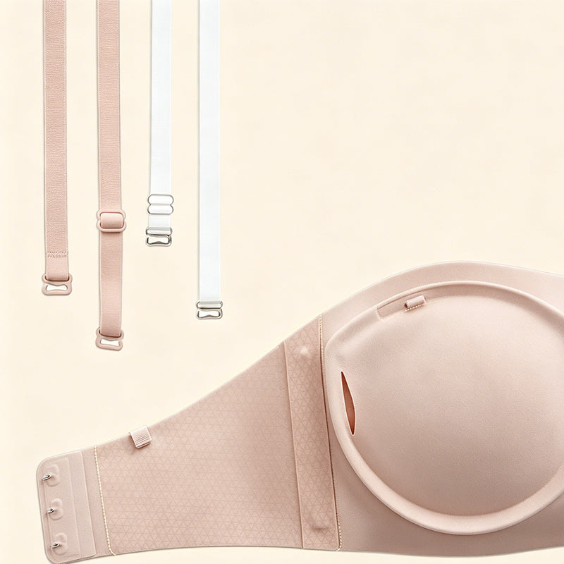 Seamless Strapless Wireless Bandeau Bra