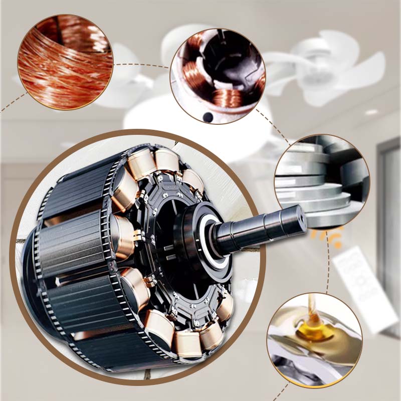 🌀 New ceiling fan light with E27 socket – 2-in-1 quiet LED fan with remote control. energy-efficient combination of cooling and lighting for the home. in the bedroom