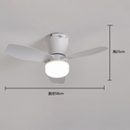 🌀 New ceiling fan light with E27 socket – 2-in-1 quiet LED fan with remote control. energy-efficient combination of cooling and lighting for the home. in the bedroom