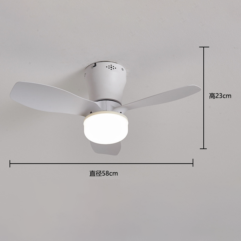 🌀 New ceiling fan light with E27 socket – 2-in-1 quiet LED fan with remote control. energy-efficient combination of cooling and lighting for the home. in the bedroom