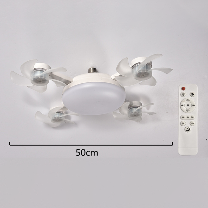🌀 New ceiling fan light with E27 socket – 2-in-1 quiet LED fan with remote control. energy-efficient combination of cooling and lighting for the home. in the bedroom
