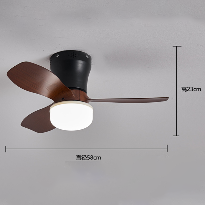 🌀 New ceiling fan light with E27 socket – 2-in-1 quiet LED fan with remote control. energy-efficient combination of cooling and lighting for the home. in the bedroom