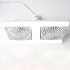 🌀 50% OFF NOW! 💡 Modern 2-in-1 LED Ceiling Fan Light – Dimmable & remote controlled – Quiet motor. sleek design – perfect for living rooms or bedrooms ✨