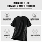 Men's Breathable Quick-Dry Athletic T-Shirts
