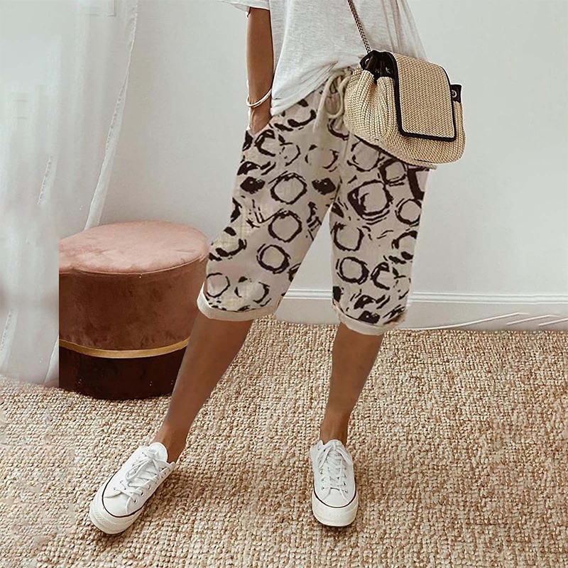 🧵Women's Casual Cropped Pants