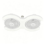 💡🌀 50% OFF! Double-head LED ceiling fan with light – 2 independent heads. 3 speeds. and remote control – Perfect for large rooms ✨