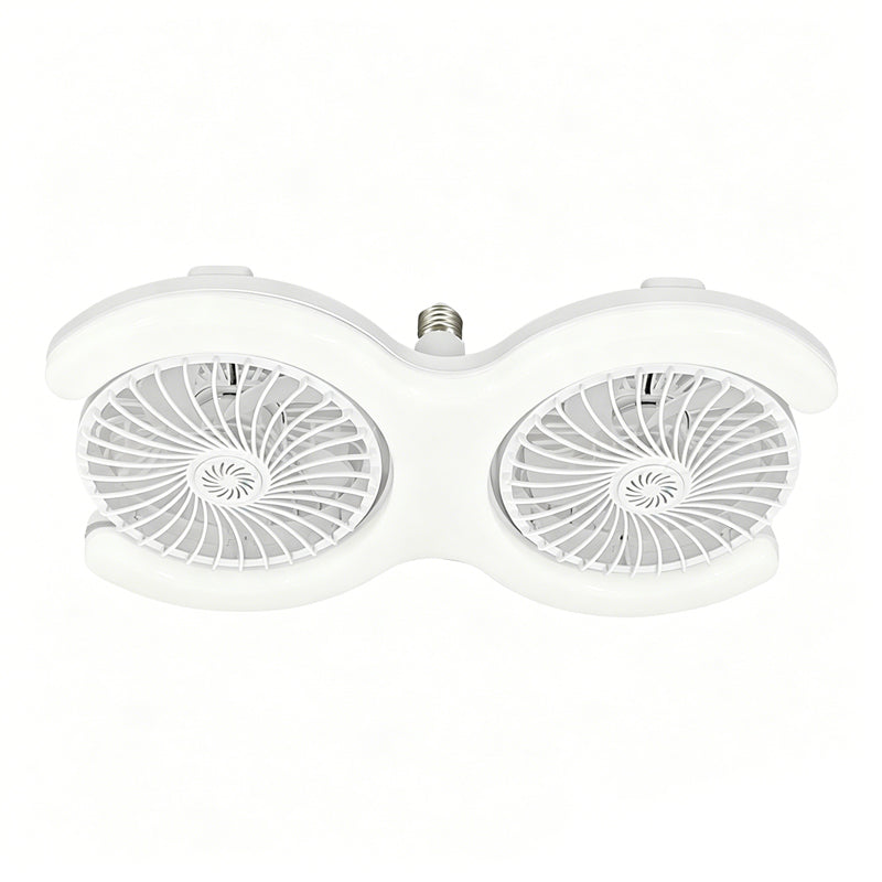 💡🌀 50% OFF! Double-head LED ceiling fan with light – 2 independent heads. 3 speeds. and remote control – Perfect for large rooms ✨