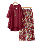 👚 50% OFF NOW! 🌿 Women's Cotton Linen Half Sleeve Top ＆ Pants Set – Breathable & lightweight – Perfect for summer. office or casual days – relaxed fit with natural texture 🌸✨