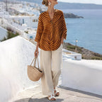 👕Women's Summer Striped 2-Piece Set - Throw On - Look Stylish Instantly☀️
