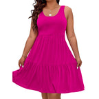 📢📢40% OFF !! ⏰Women's Sleeveless Knee-Length Dress