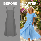 Women's Summer Round Neck Elegant Solid Color Dress