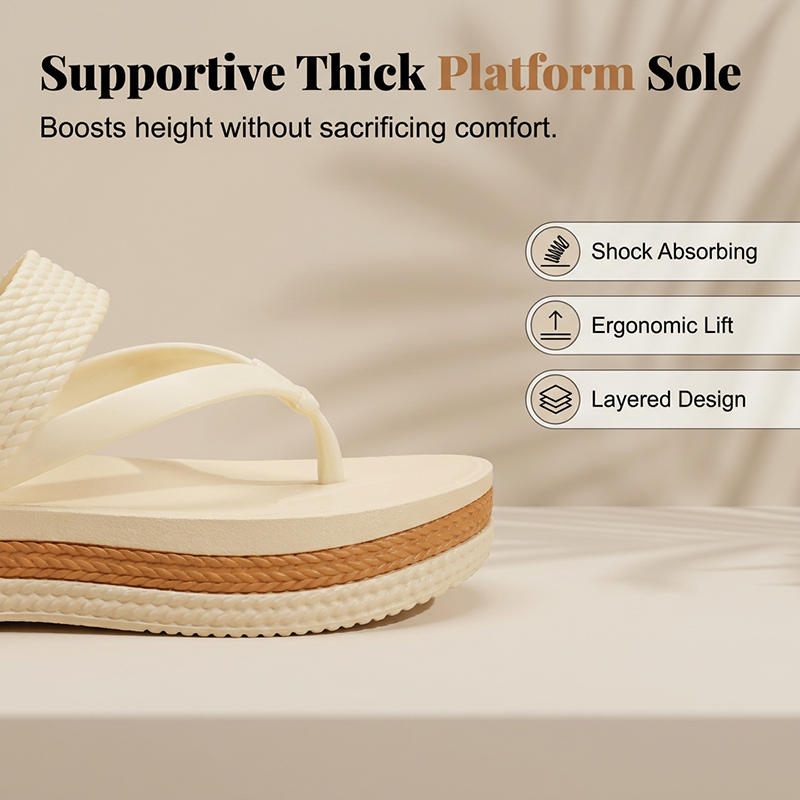 🎶 Summer Essential Flip-Flops with Woven Straps