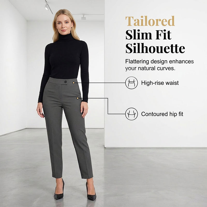 🔥50% OFF!✈️Free Shipping🔥Women's High Waisted Cropped Suit Pants