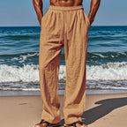 👖 Men's Trendy Linen Loose Fit Pants with Pockets