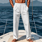 👖 Men's Trendy Linen Loose Fit Pants with Pockets