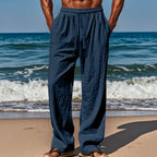 👖 Men's Trendy Linen Loose Fit Pants with Pockets