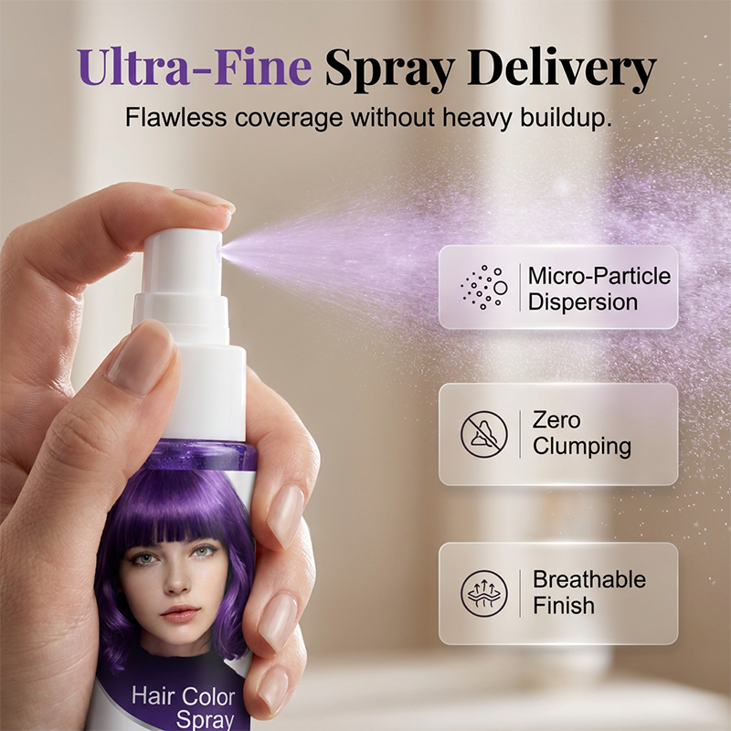 🥳2026 HOT SALE🥳💞50K+ SOLD!💨🌈 50% OFF! Temporary Hair Color Spray – Instant purple highlights. washable & gentle. No residue. no damage. Try a new look today! 🌟💜
