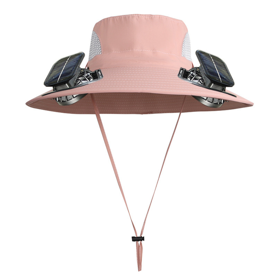 Stay Cool Under the Sun – Solar-Powered Fan Visor Hat ☀️❄️🧢