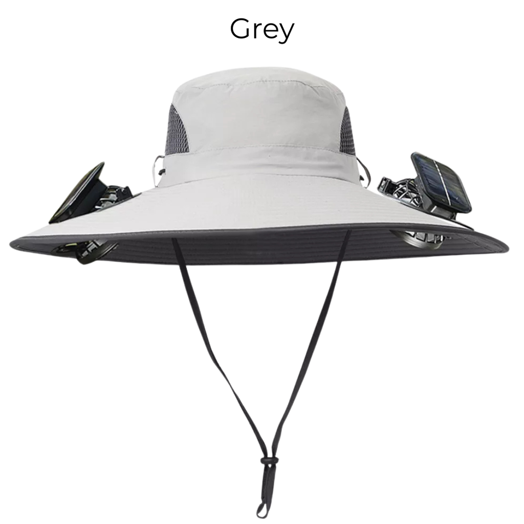 Stay Cool Under the Sun – Solar-Powered Fan Visor Hat ☀️❄️🧢