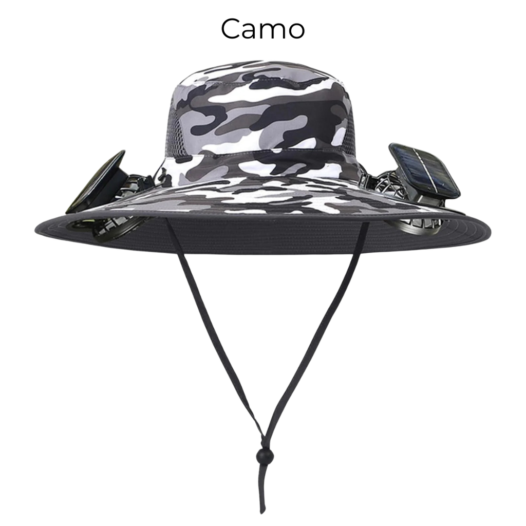 Stay Cool Under the Sun – Solar-Powered Fan Visor Hat ☀️❄️🧢